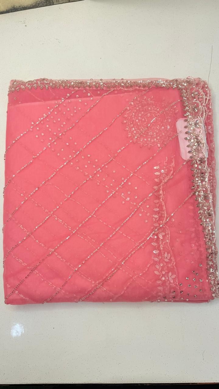 NEW NET GLOSSY SAREE