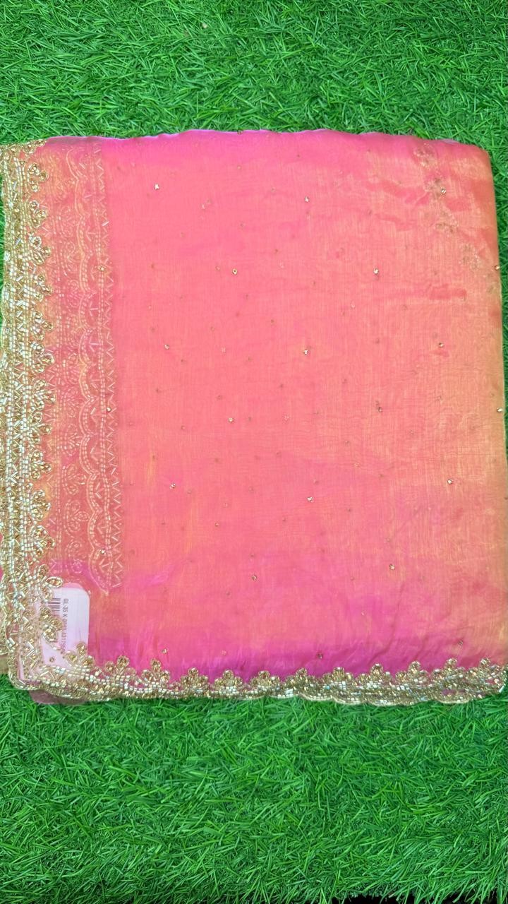 NEW GALASS TISSUE SAREE