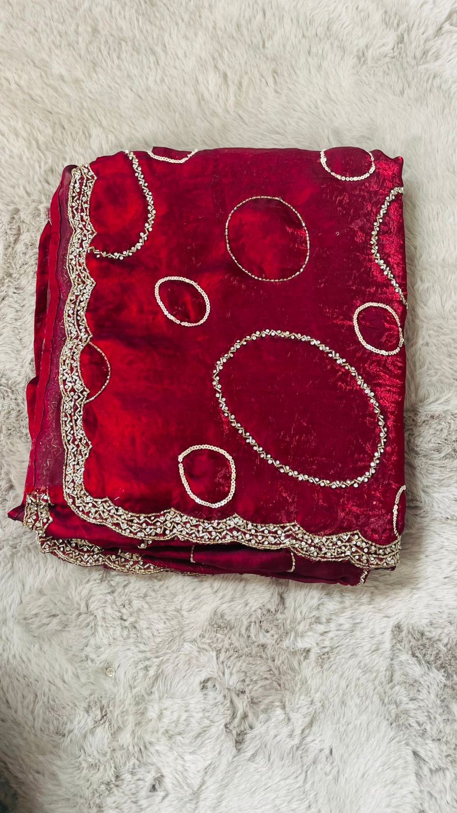 Luxurious PURE SILK MAROON SAREE with and Handwork PURE SILK MAROON SAREE